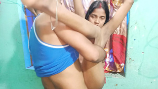 Neighbor left the woman naked