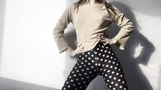 stretching leggings cameltoe